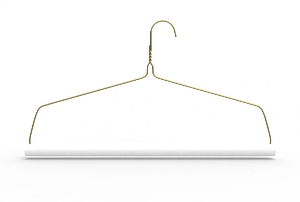 50 Or 100 Pack 16-Inch Pants Hangers For Dry Cleaning – 14.5 Gauge Wire Strut Hangers